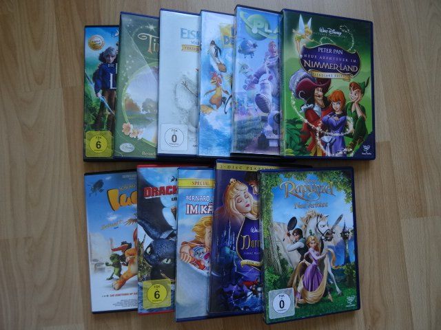 Tutti i DVDs: 11 Kinder DVD`s – Usato da Bazenheid venduto da Aebi55 1