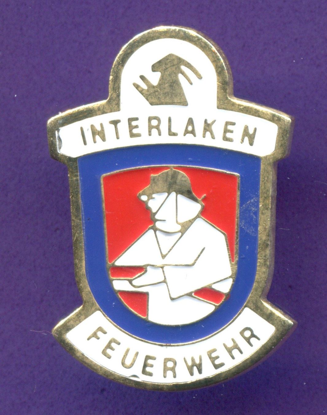 Placchette & Badge: Feuerwehr  INTERLAKEN – Usato da Winterthur venduto da Sammleroase