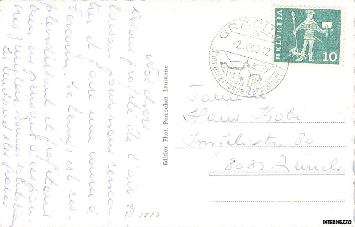 Cartoline postali: Sierre // Camping Ouest // 1963 – Usato da Basel venduto da intermezzo12 1