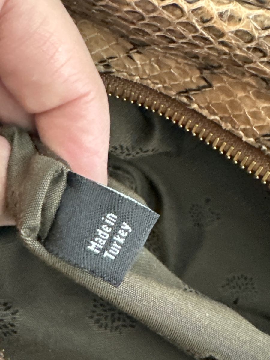 Mulberry Taschen für Damen: MULBERRY Schlangenleder braun Bowlingtasche – Neu (gemäss Beschreibung) aus Brütten von Rod816 5