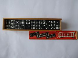 Nostalgie Holz Domino Zahlen, 55 Spielsteine, inkl. Box