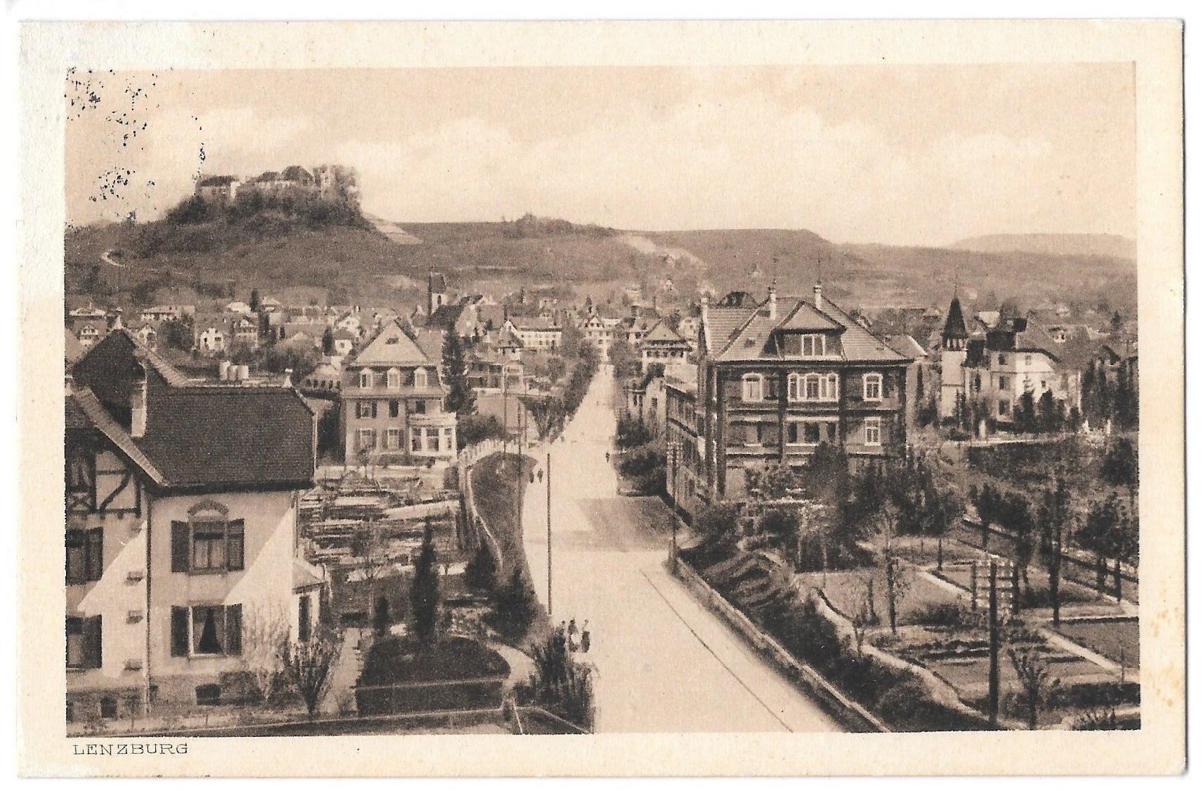 Cartoline postali: Lenzburg Strassenpartie – Usato da Olten venduto da clotaldi