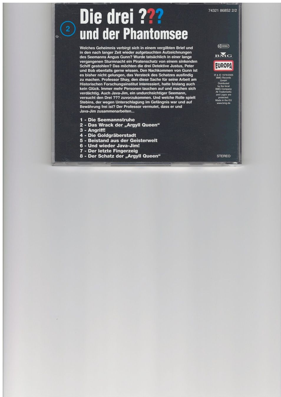 CD: Die drei ??? und der Phantomsee (2) – Usato da Tegerfelden venduto da qualmbalgge 1