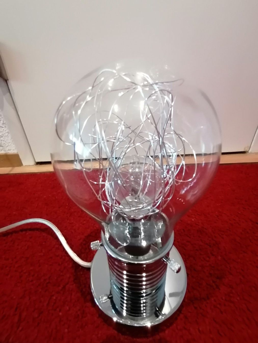 Lampen: Deko Tischlampe Edelstahl Optik – Gebraucht aus Muri AG von goodmood17 2