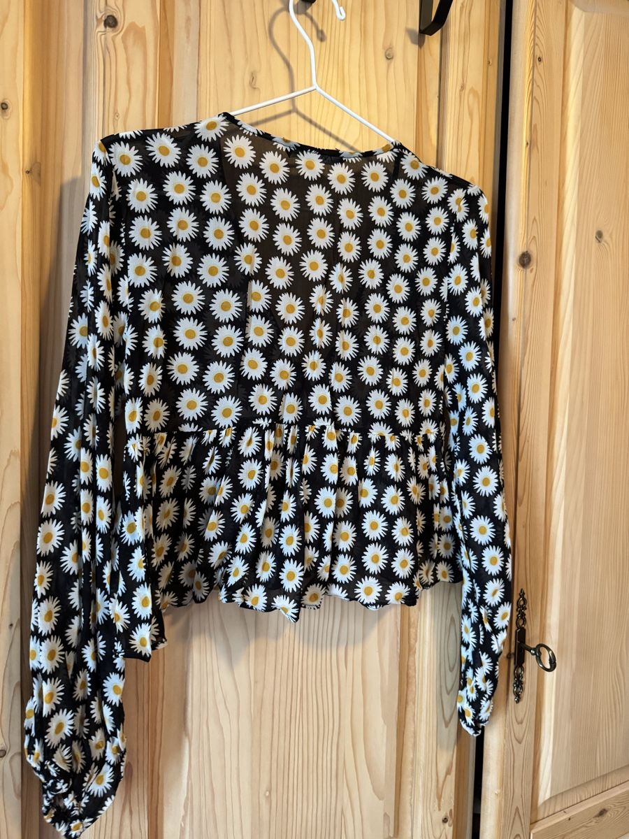 Zara Camicette: Zara Bluse mit Gänseblümchen Muster, Gr. S – Usato da Hergiswil NW venduto da kaufe_bei_kaufmann 3