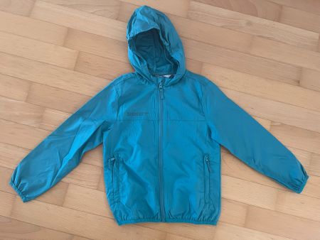 Dünne Regenjacke türkis Gr. 122-128