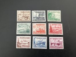 Deutsches Reich 1937  MiNr. 651-659 *  (5067)