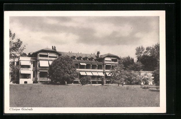 Cartoline postali: AK Genève, Clinique Générale – Usato da Berlin venduto da bartko-reher