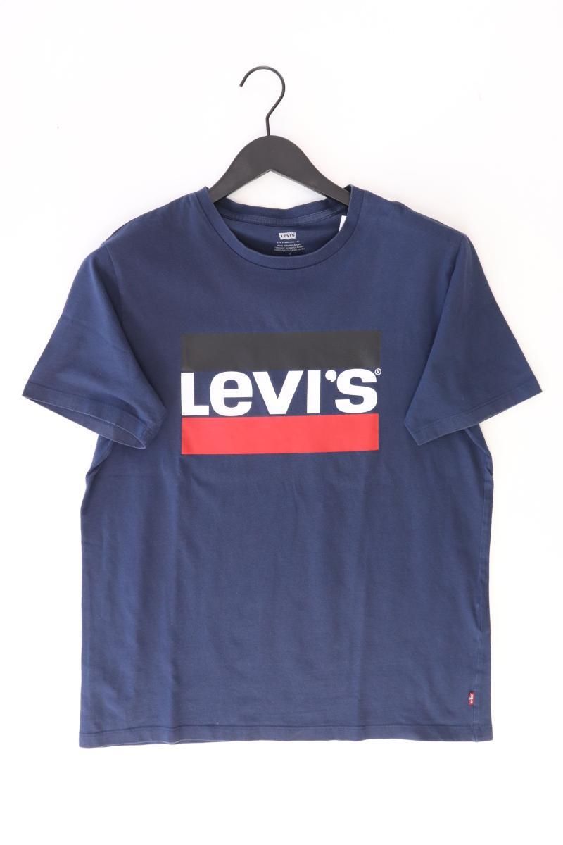 T-shirts: Levi's Printshirt Gr. M Kurzarm blau – D'occasion à Neustadt an der Waldnaab par SecondLifeFashion