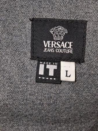 Versace Jacke, Gr. L, Top Zustand, Grau Herbst/Winter/Frühl.