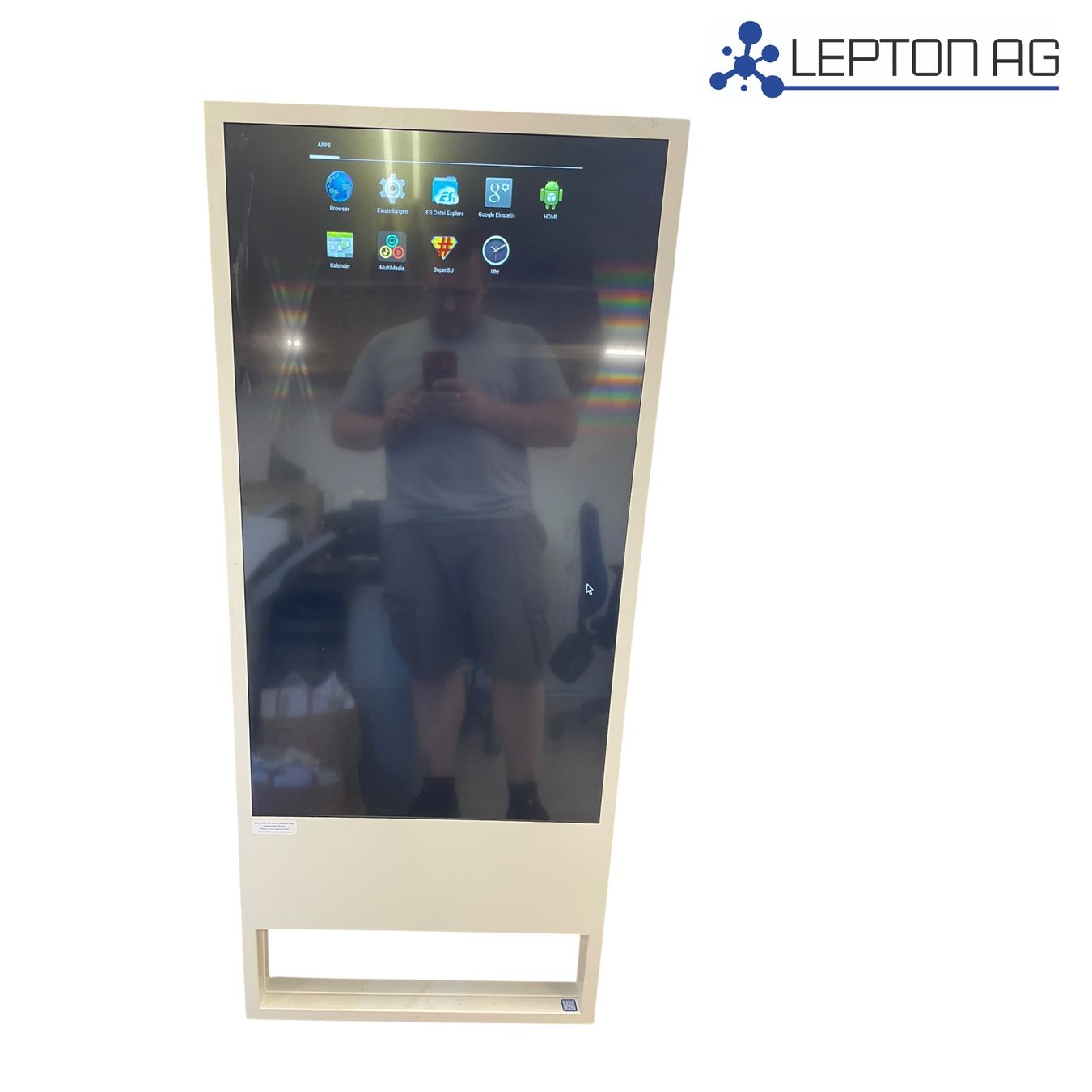 Sonstige Dekorationen & Accessoires: TecMaschin DKS-Led 43 Werbe/Präsentationsständer/ Android – Gebraucht aus Niederdorf von LeptonAG 2