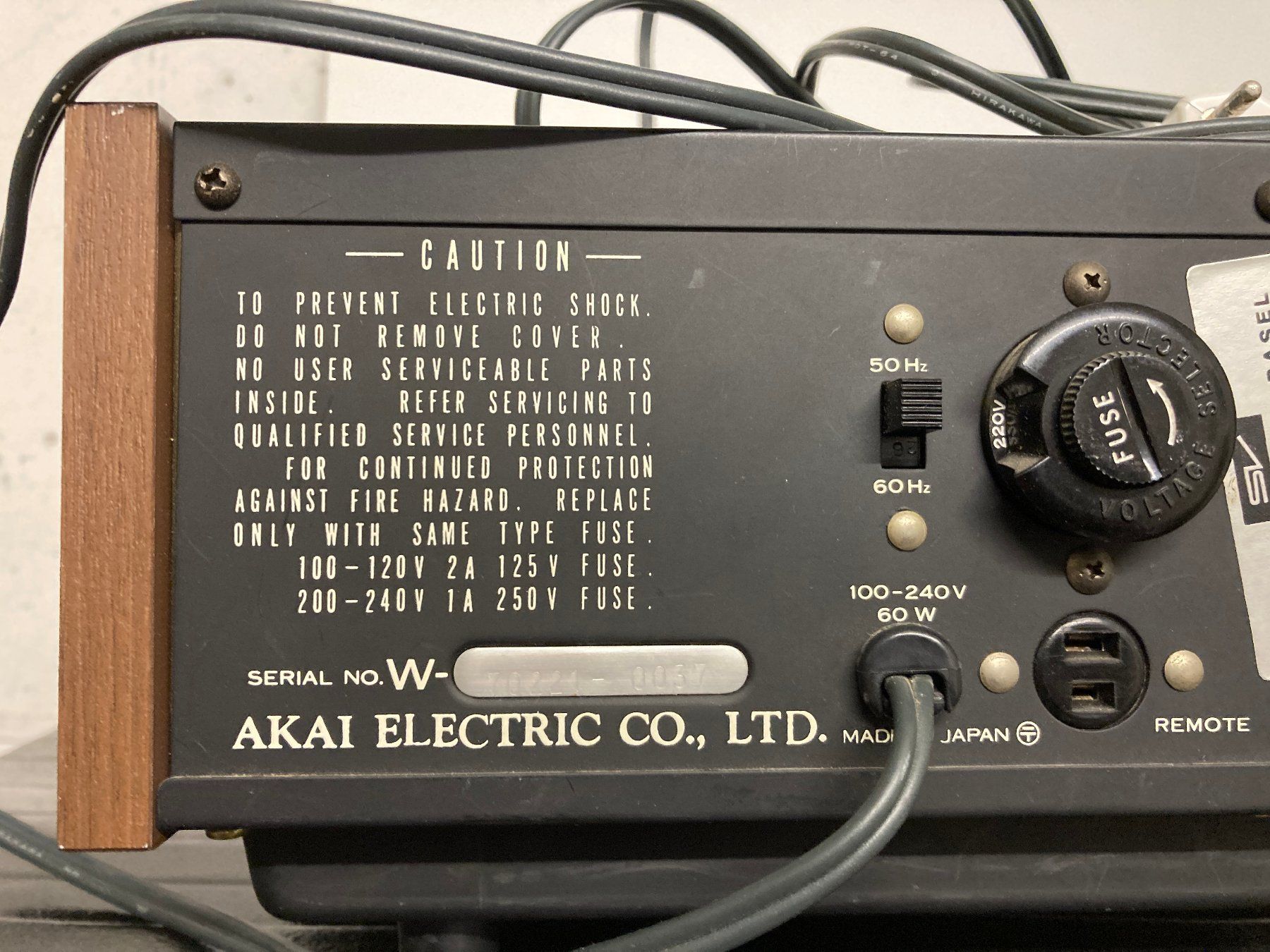 Akai Registratori: 8-Spur-Tonband-Gerät – Usato da Horgen venduto da Goros 1