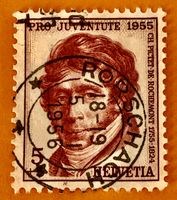 Nr.J 158 Pictet de Rochemont  Pro Juventute GESTEMPELT  