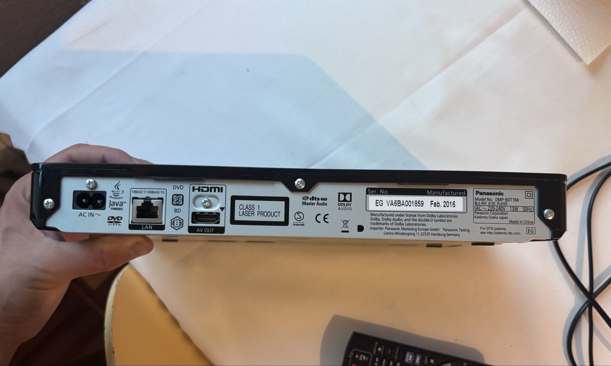 Panasonic Audio- & Mediensysteme: Panasonic Dmp-Bdt184 4K Blu-ray Player – Gebraucht aus Schänis von davisbrck 2