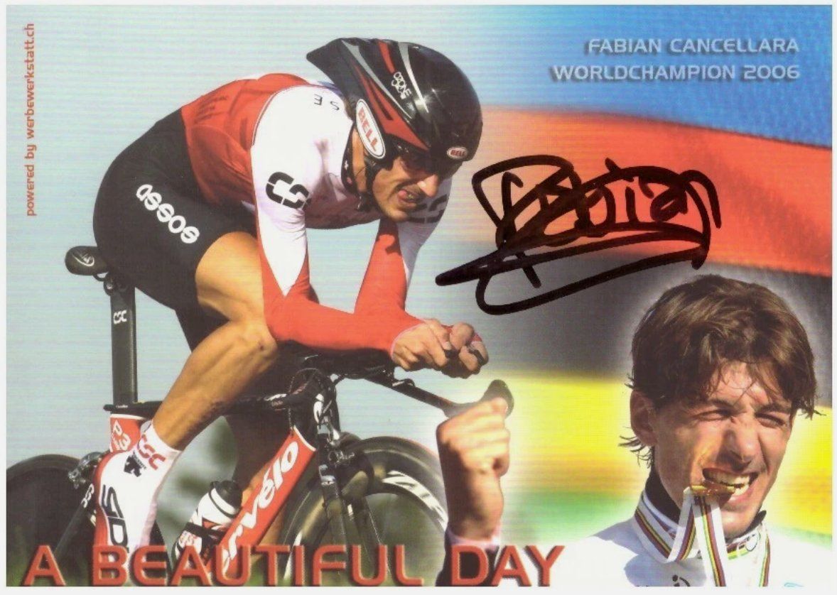 Autografi: Autogrammkarte Fabian Cancellara – Usato da Schmerikon venduto da Olympia04