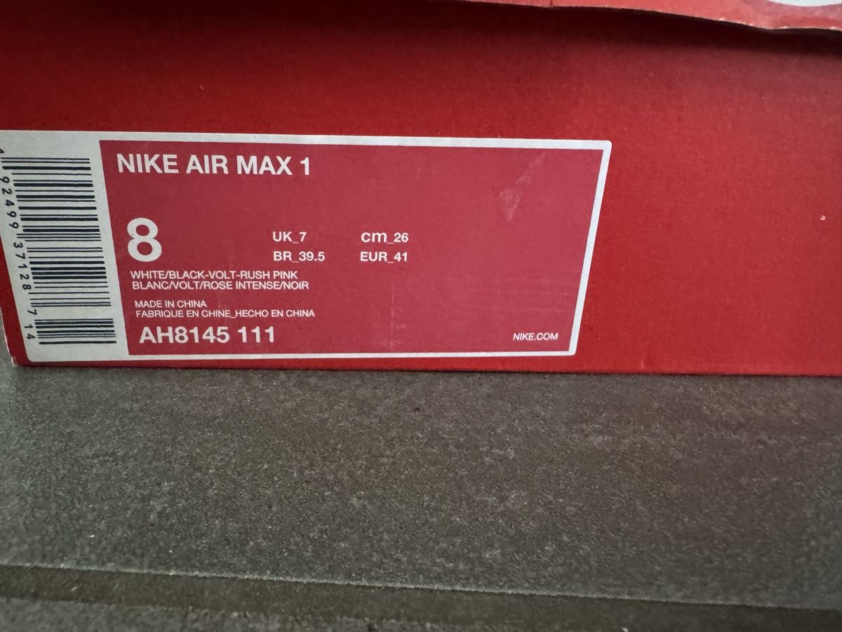 Scarpe da uomo: Nike Air Max 1 Rush Rosa Gr:41 – Usato da Sissach venduto da Kicks13 2