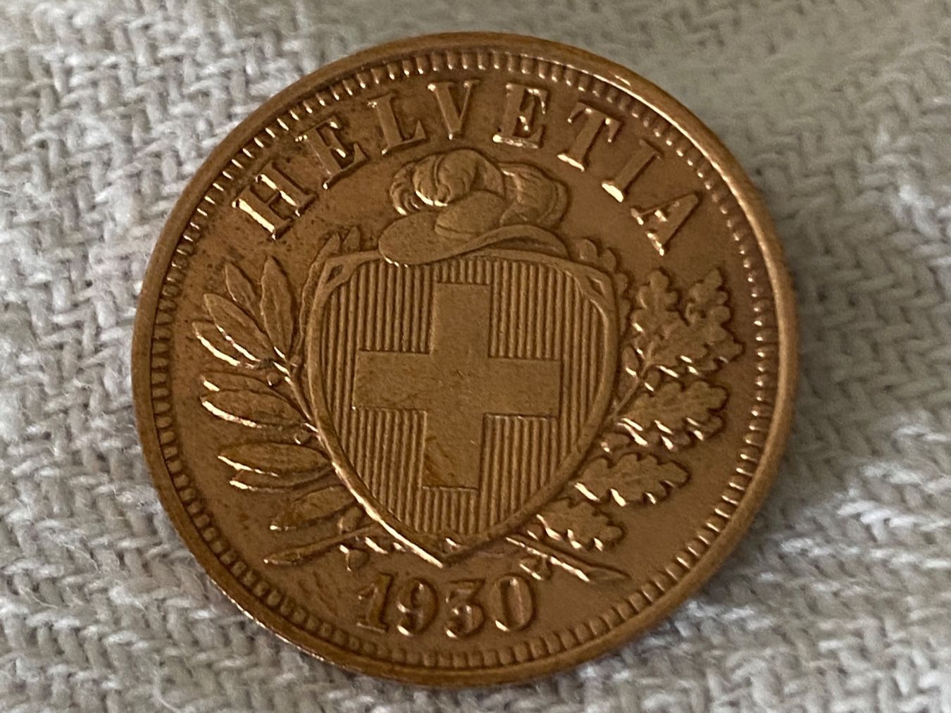Tutti le monete: 2 centimes/rappen 1930 – Usato da Nyon venduto da Ilmi09