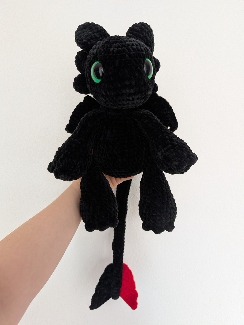 Spielzeuge: Amigurumi  Drache "Ohnezahn" 35cm – Neu (gemäss Beschreibung) aus Beromünster von Shelly9296 3