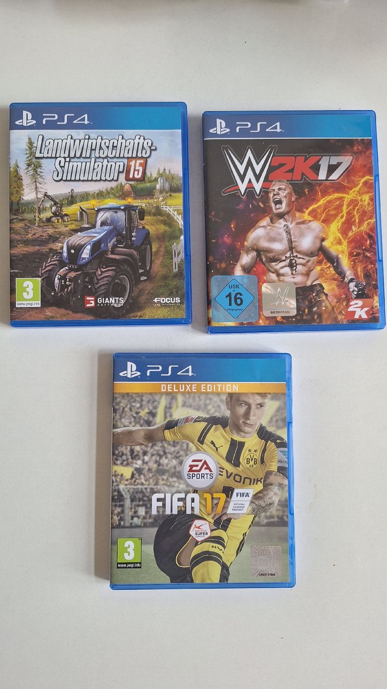 Sony Spiele: PS4 Games (3stk) – Gebraucht aus Wädenswil von RetroManiac86
