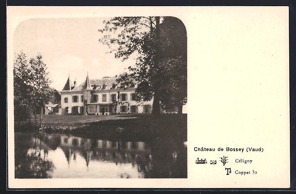 Cartes postales: AK Coppet /Vaud, Château de Bossey – D'occasion à Berlin par bartko-reher