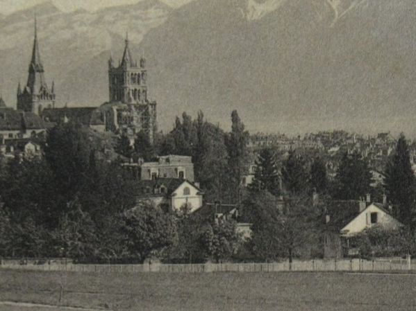 Cartoline postali: Lausanne , Vue prise de Beaulieu – Nuovo (secondo la descrizione) da Grenchen venduto da Bluemchen1900