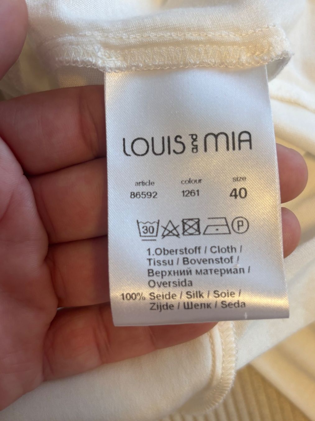 Camicette: Louis & Mia Bluse 100% Seide – Usato da St. Margrethen SG venduto da dijanaO 5
