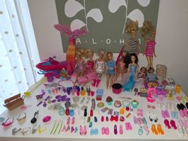Barbie Set mitKleidung und Zubehör