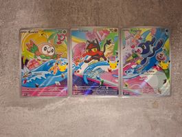 First Partner Alola, Rowlet, Litten, Popplio - EN -