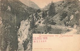 Guttannen BE Grimselstrasse Zubentunnel