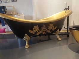 Glööckler Pompös Badewanne Gold Barock