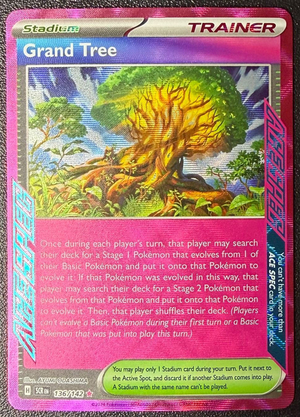Pokémon Carte collezionabili: Grand Tree #136 – Nuovo (secondo la descrizione) da Niedergösgen venduto da SwissPokeCards
