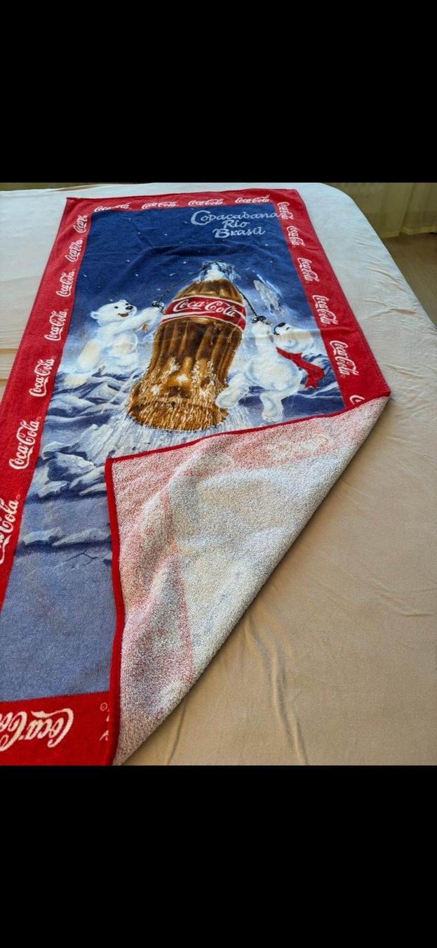 Teli da bagno: Badetuch Coca-Cola 70x140cm – Usato da Luzern venduto da lbreu 3