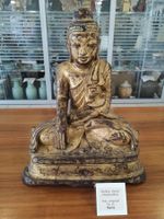 Buddha Figur Sitzend Reisebuddha Mandalay Thailand 19.Jht 53