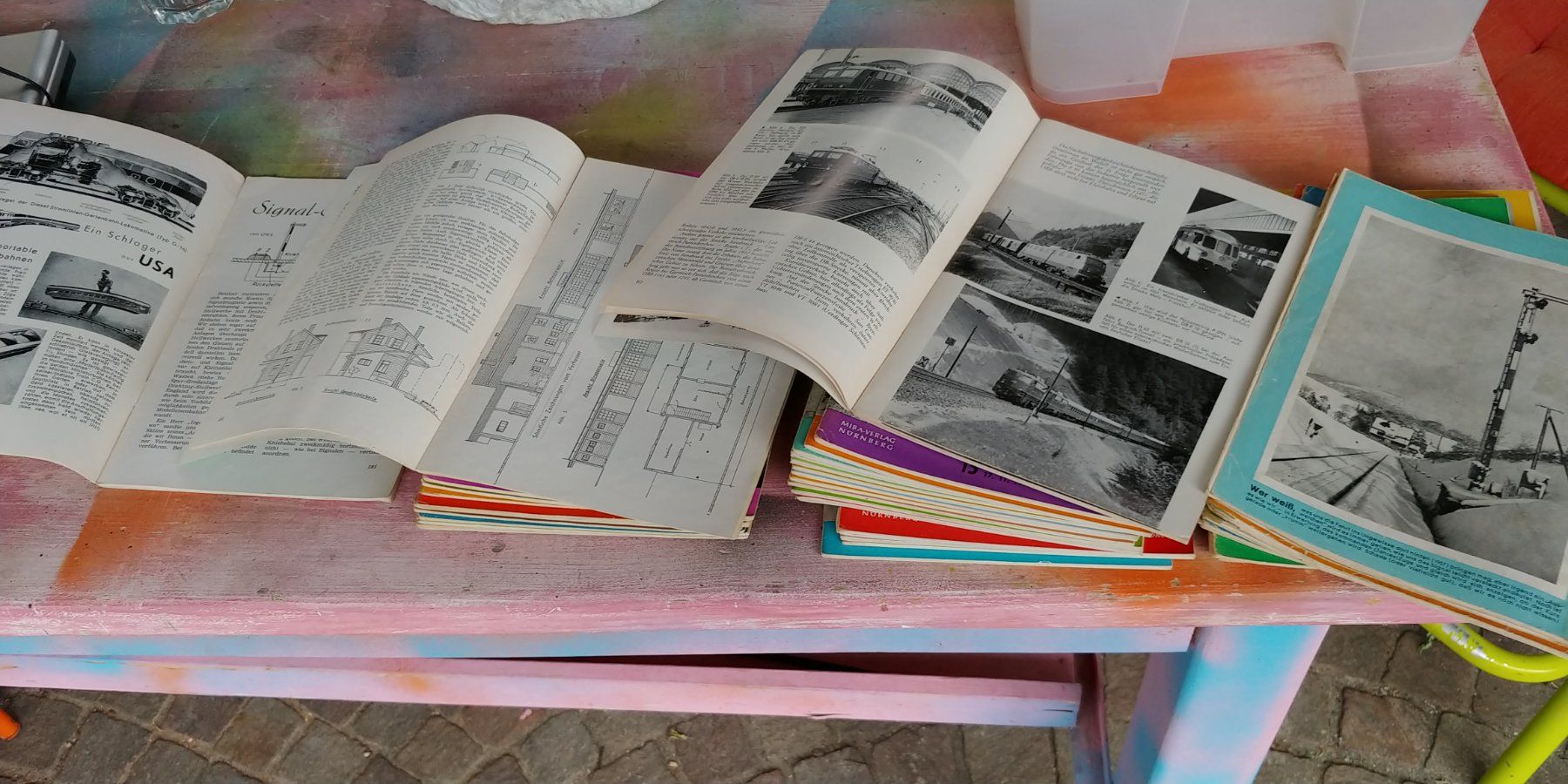Revues & Magazines: alte Miniaturbahnen Hefte 1952-1967 – D'occasion à Waltenschwil par Ardnas007 1