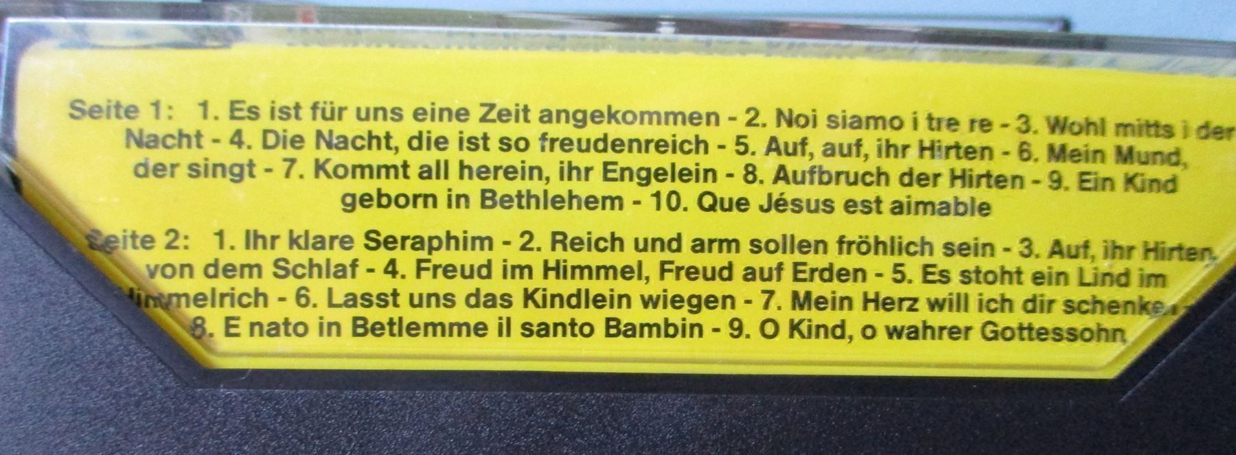 Musicassette: Wohl mitts i der Nacht / MC - Kassette – Nuovo (secondo la descrizione) da Flumenthal venduto da novbra 1