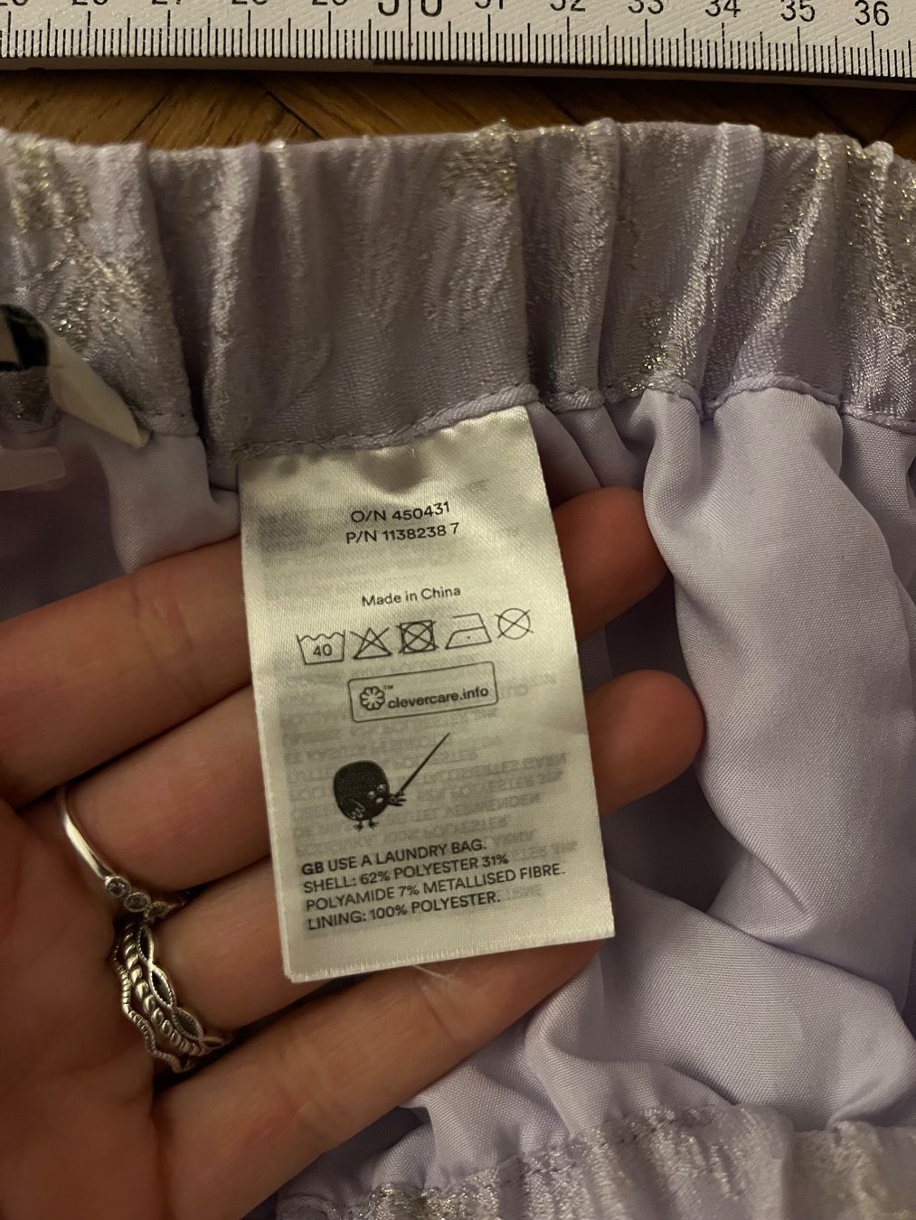 Monki Gonne: MONKI lila Midirock Midijupe Gr. S – Usato da Zürich venduto da MrsWollishofen 6