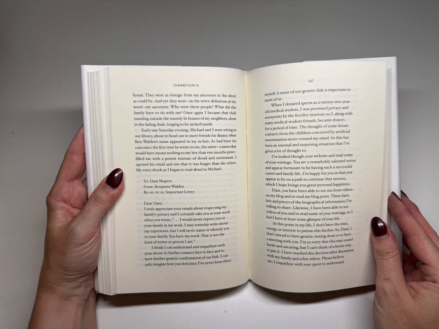 Libri: NOVEL: Dani Shapiro, Inheritance – Usato da Grosswangen venduto da English_books 6