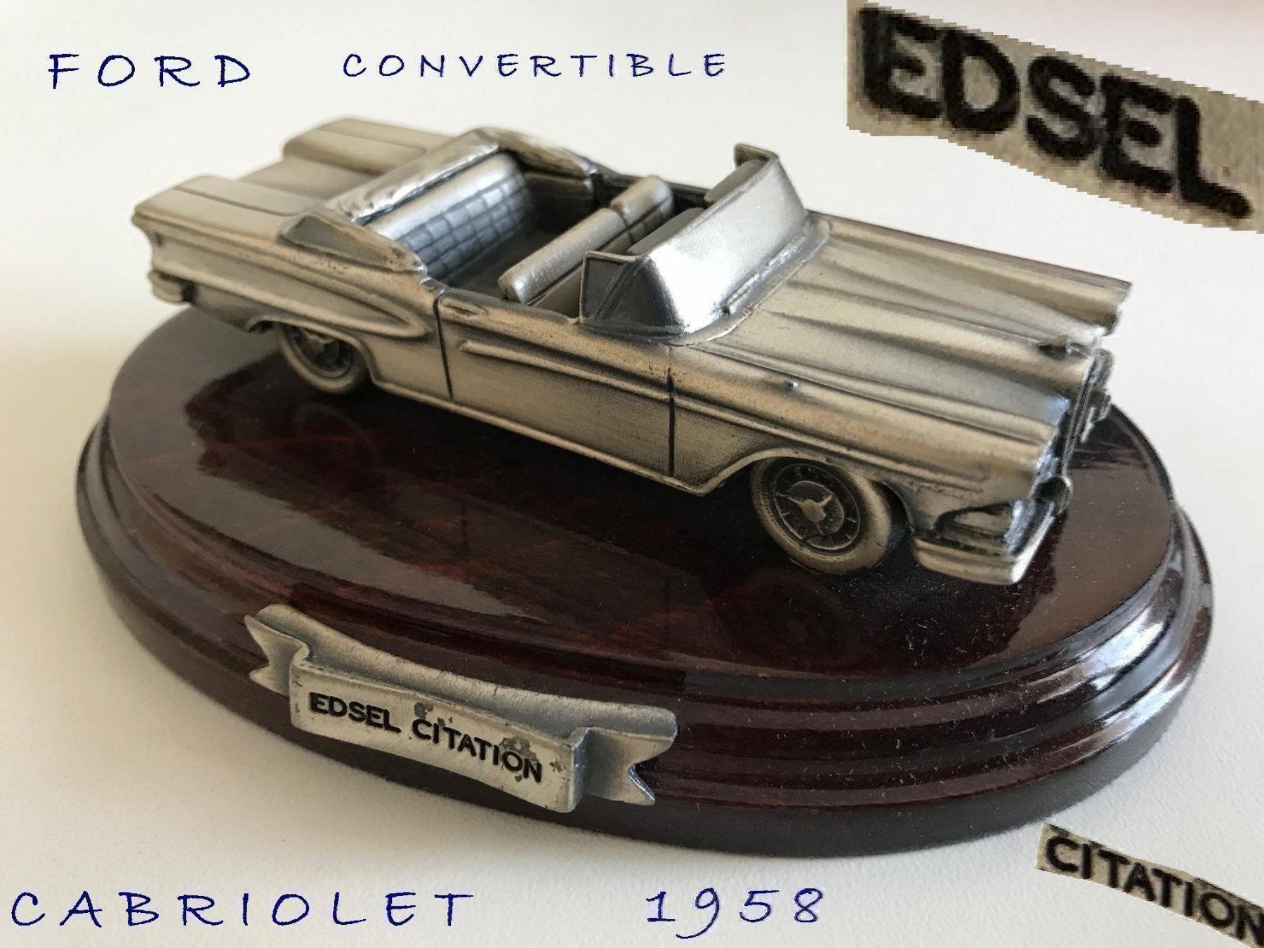 Ford Modellini d'auto: Ford Edsel Citation Cabrio Modell Auto – Nuovo e nell'imballaggio originale da Giswil venduto da Healey71