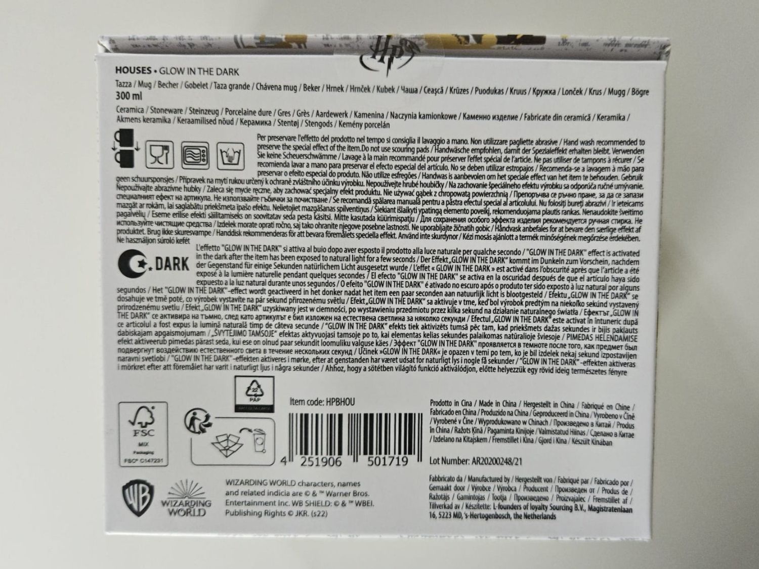 Coop Tazze: Harry Potter Houses Tasse – Nuovo e nell'imballaggio originale da Amriswil venduto da Alfaromeo007 3