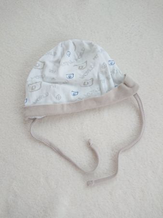 Baby Mütze Lupilu Gr. 86/92 zum Binden