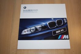 BMW M5 E 39 Prestige Prospekt 1998