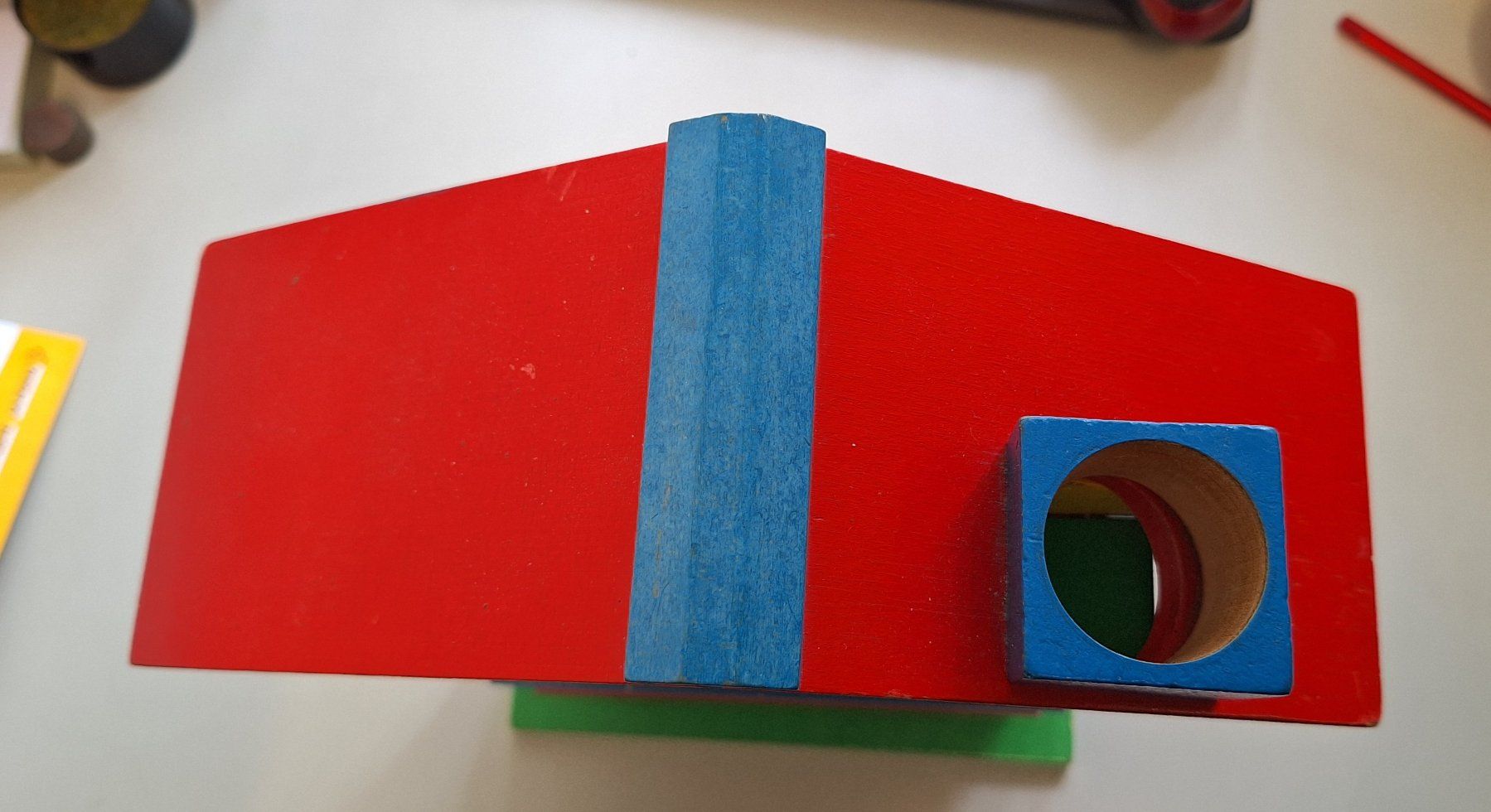 Giocattoli: Kugelbahn robust Holz Rollbahn-Haus Chugelispiel Zickzack – Usato da Gurtnellen venduto da Rhino77 4