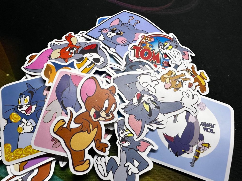 Tom und Jerry Stickers I 50 Stk. I Wasserdicht (Neu und ...