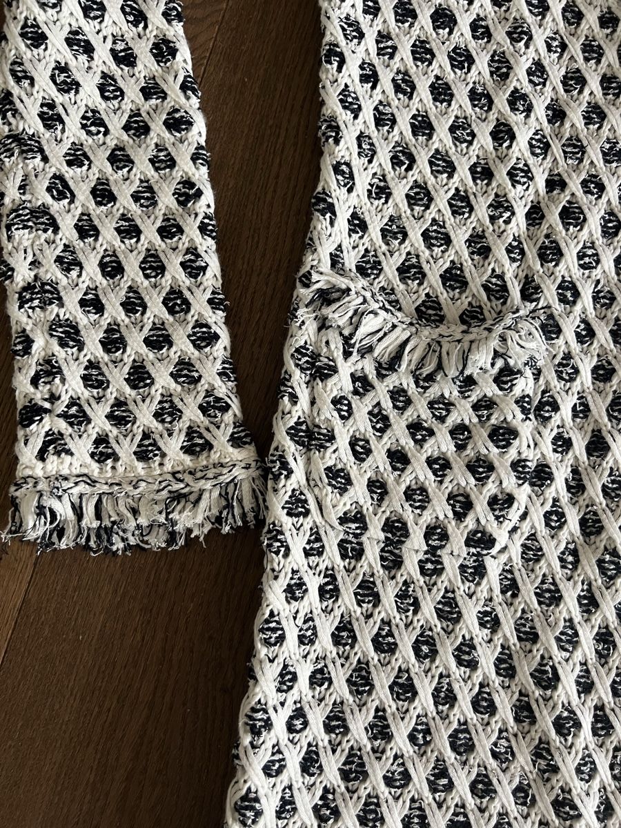 Giacche: Tolle Strickjacke XANDERS schwarz-weiß – Usato da Collex venduto da jam_hsr2 5
