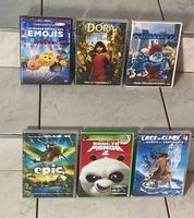 Lot de 6 Films DVD, dont certains neufs, encore emballés