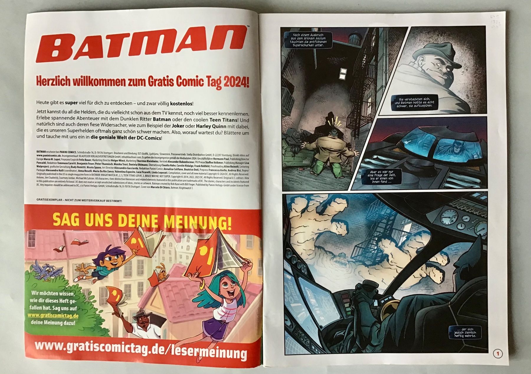Comics: Comic: BATMAN – Neu (gemäss Beschreibung) aus Bubendorf von Alpenheidi 2