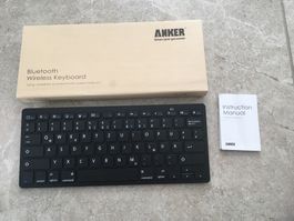 Anker Bluetooth Tastatur - Neu - Layout Top!
