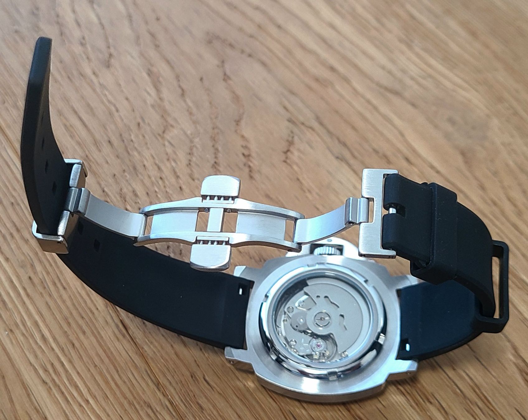 Orologi: Ungetragene GMT Automatik Uhr 40mm – Usato da Hochdorf venduto da 12swiss 8
