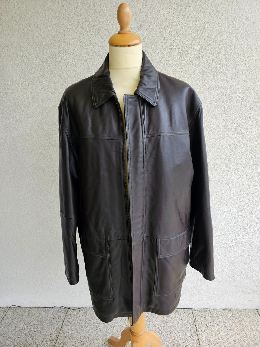 Giacche: Lederjacke in Braun und in Grösse L. – Nuovo e nell'imballaggio originale da Gockhausen venduto da bea961