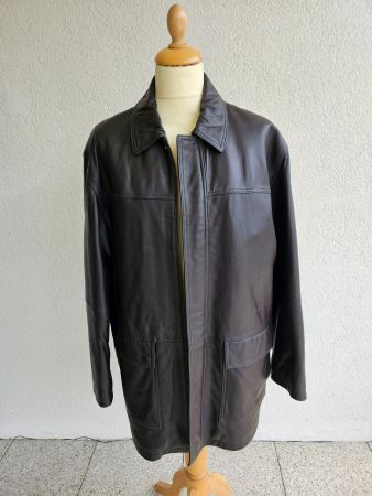 Lederjacke in Braun und in Grösse L.